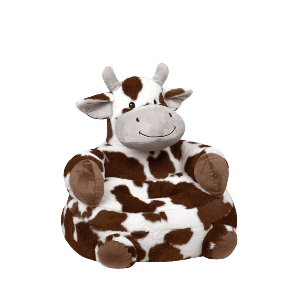 Pouf Vache pour enfant Peluches meublespin.fr - vente de mobilier et de décoration de style montagne ou chalet- vente de meubles en pin et canapés convertibles - https://meublespin.fr